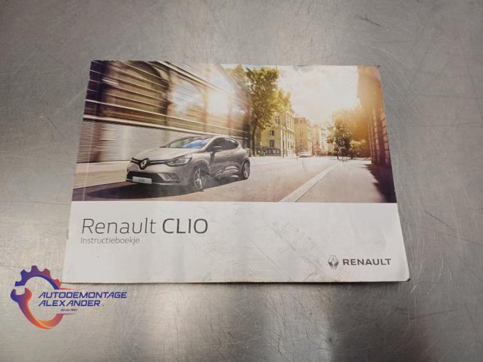 Używane Instrukcja Renault Clio IV (5R) 0.9 Energy TCE 90 12V Cena € 20,00 Procedura marży oferowane przez Alexander Autodemontage