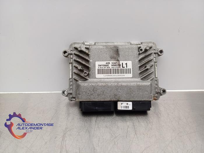 Used Engine management computer Chevrolet Aveo (250) 1.2 16V Price € 59,99 Margin scheme offered by Alexander Autodemontage
