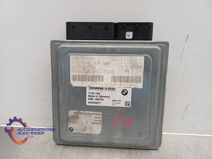 Used Engine management computer BMW 3 serie (E90) 330i 24V Price € 400,00 Inclusive VAT offered by Alexander Autodemontage