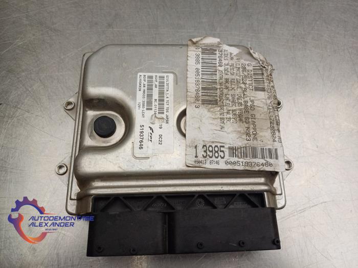 Used Engine management computer Alfa Romeo Giulietta (940) 1.4 TB 16V MultiAir Price € 550,01 Inclusive VAT offered by Alexander Autodemontage