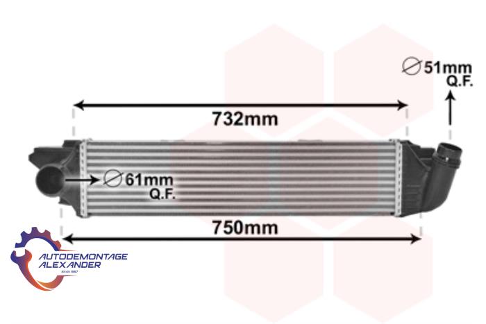 Neuf Intercooler Renault Trafic Prix sur demande proposé par Alexander Autodemontage