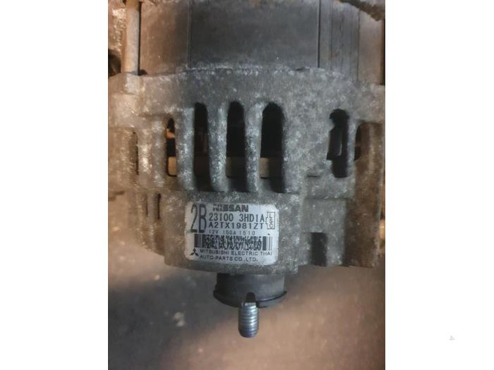 Gebrauchte Dynamo Nissan Micra (K13) 1.2 12V DIG-S Preis € 50,00 Margenregelung angeboten von Autodemontage Atlas-Car B.V.