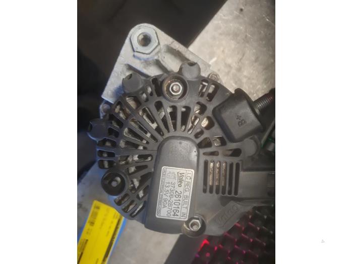 Dynamo Hyundai i20, 2008 / 2015 1.4i 16V, Fließheck, Benzin, 1.396cc, 74kW (101pk), FWD, G4FA, 2008-09 / 2015-12, F5P2; F5P5; F5P9 (Gebraucht)