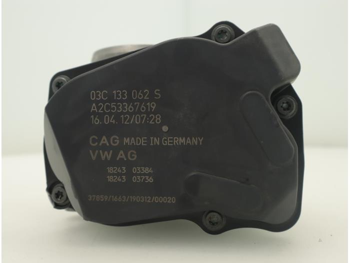 Cuerpo de válvula de mariposa de un Volkswagen Passat (362) 1.4 TSI 16V 2014