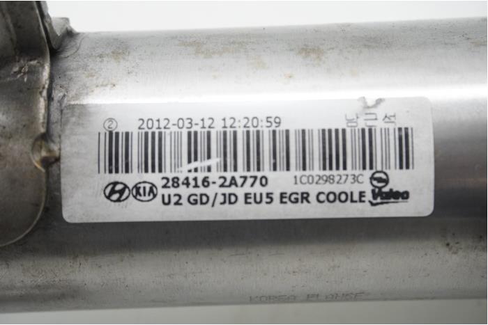EGR cooler from a Hyundai i20 1.6 CRDi 16V VGT 2012