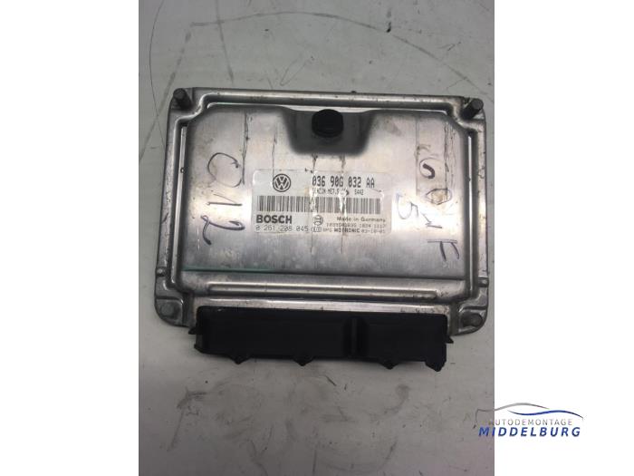 Used Engine management computer Volkswagen Golf V (1K1) 1.4 16V Price € 39,00 Margin scheme offered by Autodemontagebedrijf Middelburg B.V