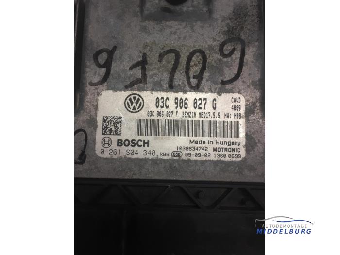 Ordinateur gestion moteur d'un Volkswagen Golf VI (5K1) 1.4 TSI 160 16V 2011