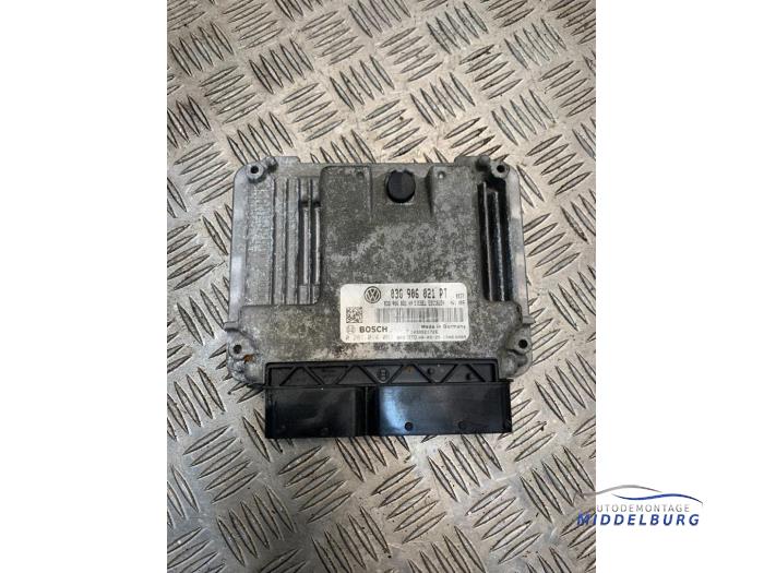 Used Engine management computer Volkswagen Golf Plus (5M1/1KP) 1.9 TDI 90 Price € 88,00 Margin scheme offered by Autodemontagebedrijf Middelburg B.V
