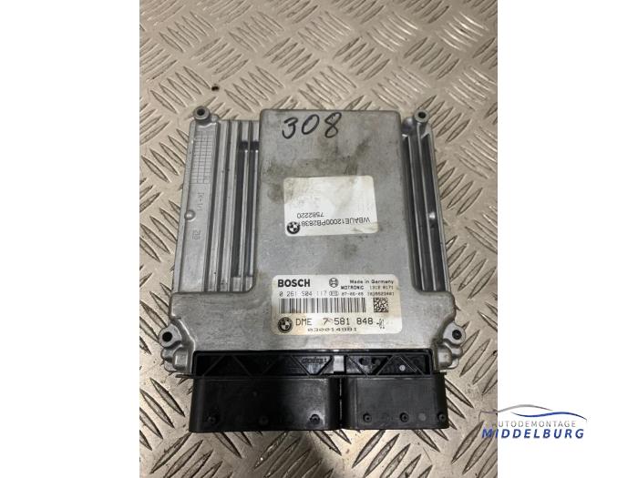 Engine management computer BMW 1 serie (E87/87N), 2003 / 2012 116i 1.6 16V, Hatchback, 4-dr, Petrol, 1.596cc, 90kW (122pk), RWD, N45B16A, 2007-03 / 2011-06, UE11; UE12 (Used)