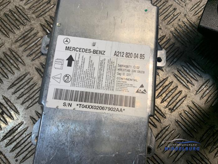 Airbagset + modul från en Mercedes-Benz E (W212) E-250 CDI 16V BlueEfficiency,BlueTec 2009