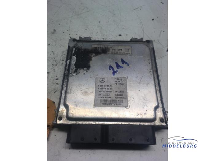 Used Engine management computer Mercedes C Estate (S204) 2.2 C-200 CDI 16V BlueEFFICIENCY Price € 49,00 Margin scheme offered by Autodemontagebedrijf Middelburg B.V