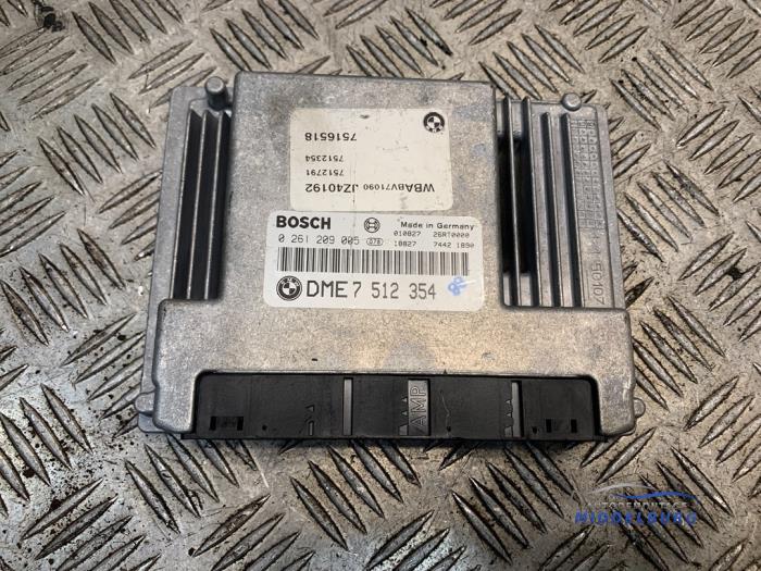 Used Engine management computer BMW 3 serie (E46/2) 318 Ci 16V Price € 58,00 Margin scheme offered by Autodemontagebedrijf Middelburg B.V