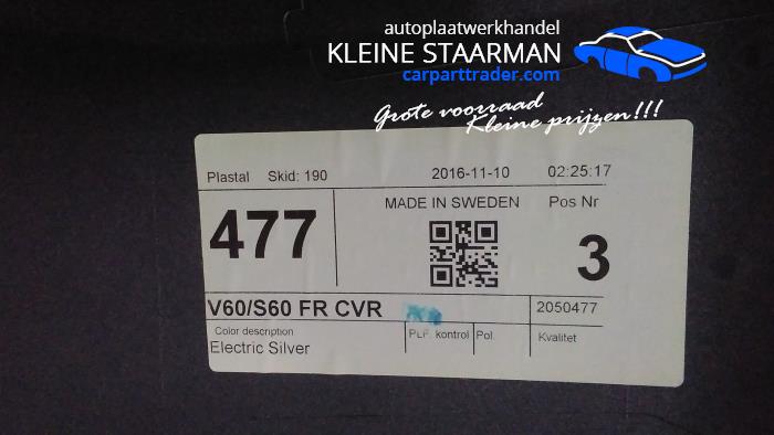 Pare-chocs Hayon VOLVO C30 V40 V60 V90 - Pièce OE Neuve D'origine