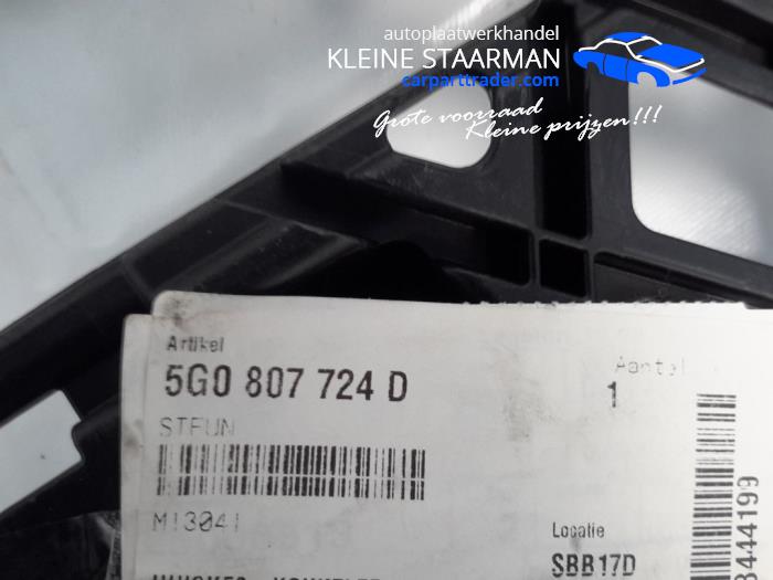 Front bumper bracket, right Volkswagen Golf VII - 5G0807724D VW-AG