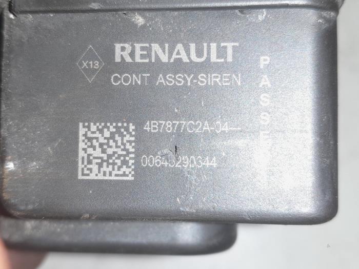 Alarm siren from a Renault Kangoo Express (FW) 1.5 dCi 75 2014