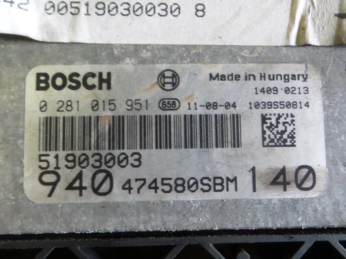Engine management computer from a Alfa Romeo Giulietta (940) 2.0 JTDm 16V 140 2012