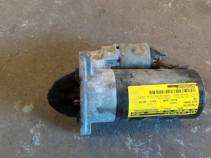 Gebrauchte Anlasser Alfa Romeo 159 Preis € 60,00 Margenregelung angeboten von A.T.S. van de Wiel
