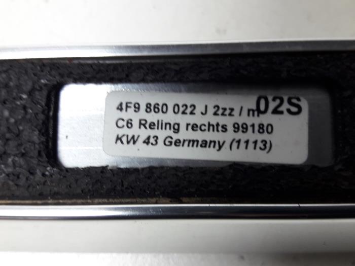 Zestaw relingów dachowych z Audi A6 Avant Quattro (C6) 3.0 TDI V6 24V 2005