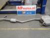 Exhaust central + rear silencer from a Audi Q5 (8RB) 2.0 TDI 16V Quattro 2010