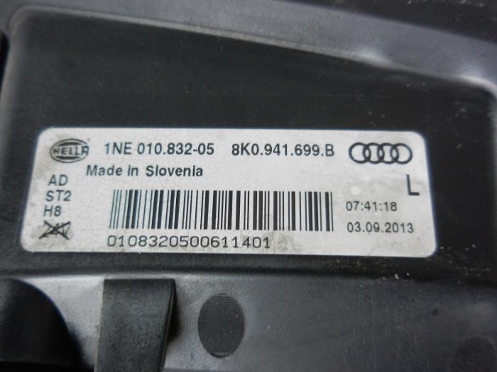 Feu antibrouillard avant gauche d'un Audi A4 Avant (B8) 2.0 TDI 16V 2013