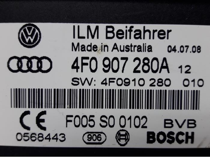 Ordenadores de abordo de un Audi A6 Avant (C6) 2.7 TDI V6 24V 2008