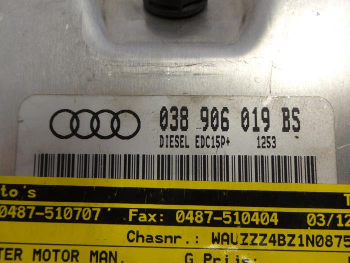 Engine management computer from a Audi A6 (C5) 1.9 TDI 115 2000
