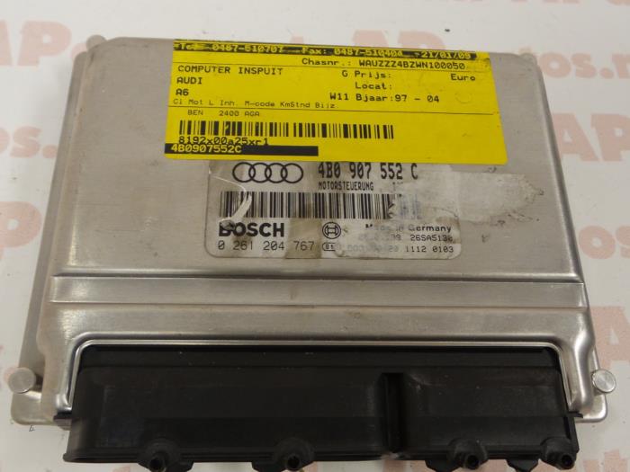 Ordenadores de inyección de un Audi A6 (C5) 2.4 V6 30V 1998