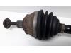 Front drive shaft, left from a Audi A6 Quattro (C6) 3.0 TDI V6 24V 2007