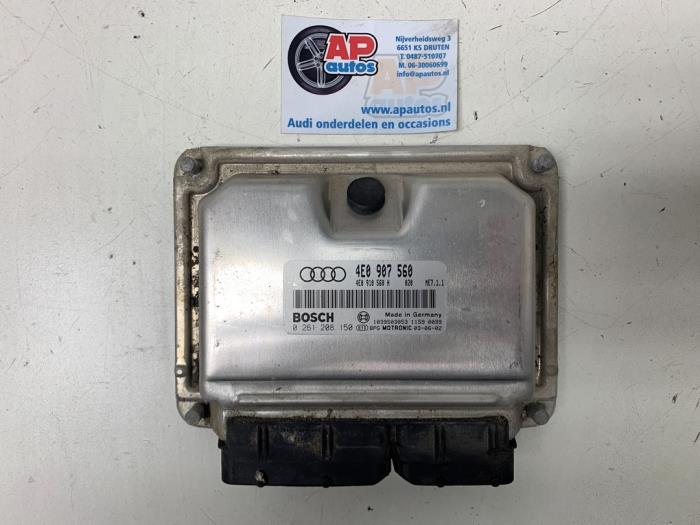Used Engine management computer Audi A8 (D3) 3.7 V8 40V Quattro Price € 99,99 Margin scheme offered by AP Auto's