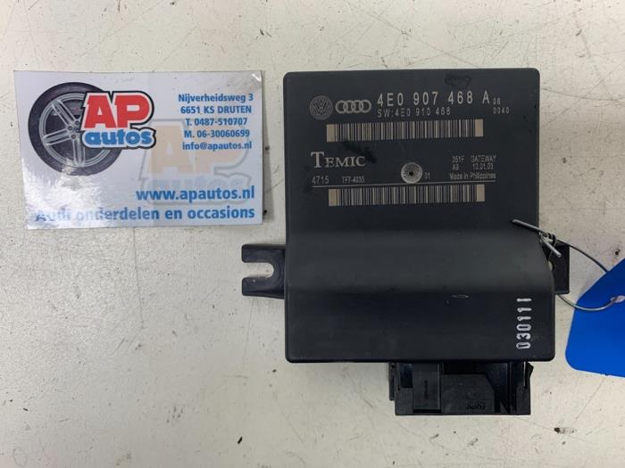 Usados Módulo Gateway Audi A8 (D3) 4.2 V8 40V Quattro Precio € 19,99 Norma de margen ofrecido por AP Auto's