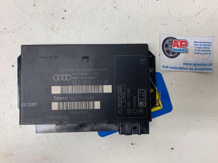 Used Body control computer Audi A4 (B6) 2.4 V6 30V Price € 99,99 Margin scheme offered by AP Auto's