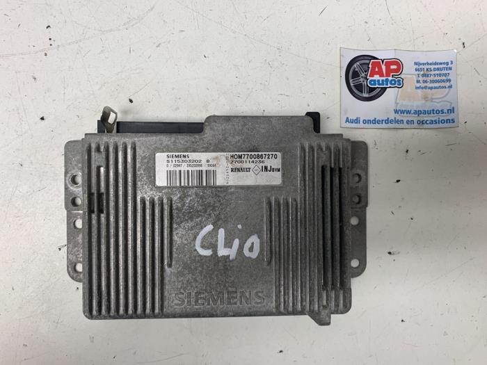Used Engine management computer Renault Clio II (BB/CB) 1.6 Autom. Price € 74,99 Margin scheme offered by AP Auto's