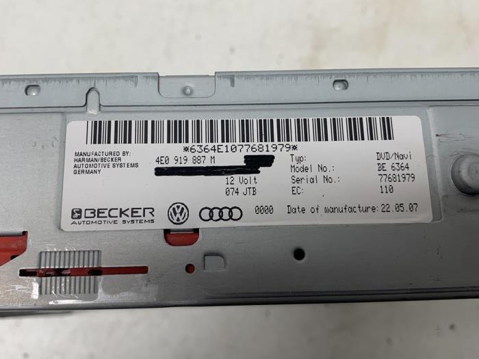 Système navigation d'un Audi S4 Avant (B8) S4 3.0 TFSI V6 24V 2009