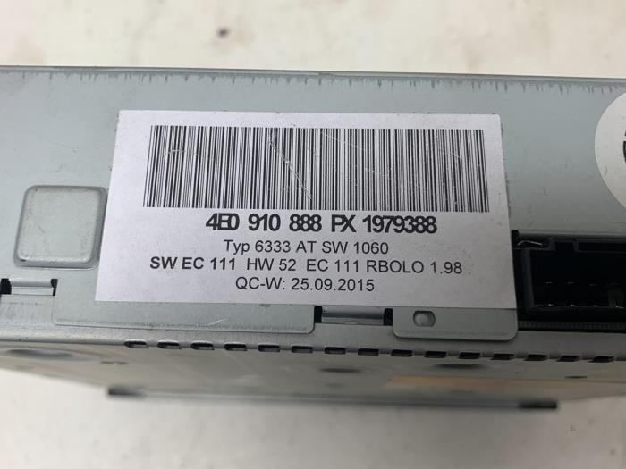 Système navigation d'un Audi S4 Avant (B8) S4 3.0 TFSI V6 24V 2009