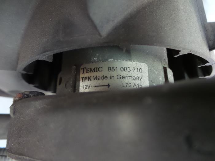 Caja de aleta de refrigeración de un Audi A3 (8L1) 1.8 T 20V 1998