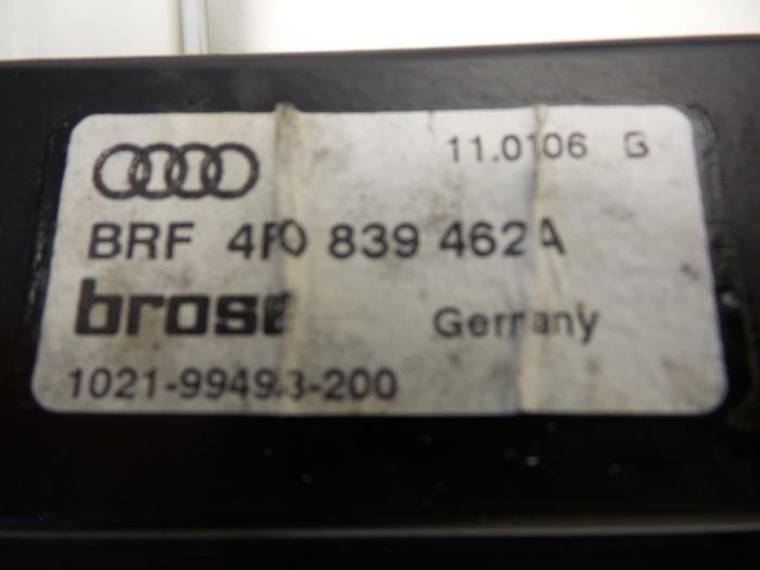 Mécanique vitre 4portes arrière droite d'un Audi A6 (C6) 2.0 TDI 16V 2006