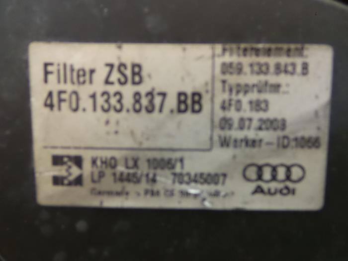 Boîtier filtre à air d'un Audi A6 Avant (C6) 2.7 TDI V6 24V 2008
