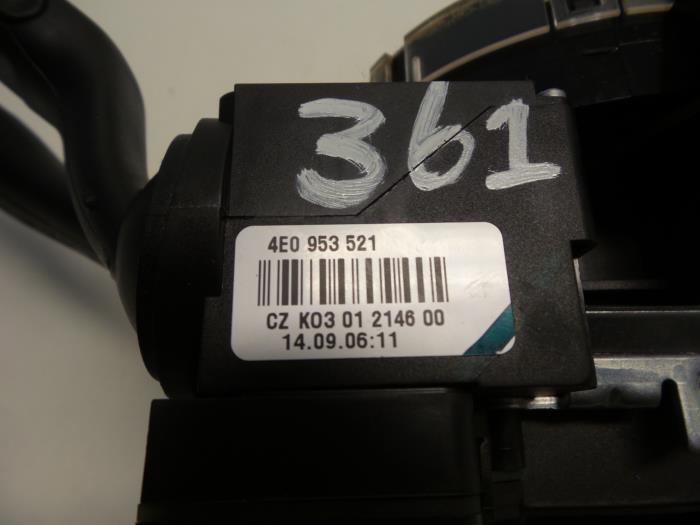 Interruptor combinado columna de dirección de un Audi Q7 (4LB) 3.0 TDI V6 24V 2007