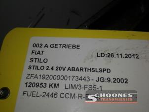 Used Gearbox Fiat Stilo (192A/B) 2.4 20V Abarth Price € 367,50 Margin scheme offered by Schoones Transmissies B.V.