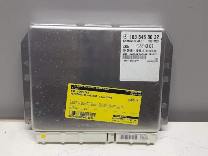Usagé Ordinateur ESP Mercedes ML I (163) 270 2.7 CDI 20V Prix € 200,00 Règlement à la marge proposé par Tijdeman Mercedes Onderdelen