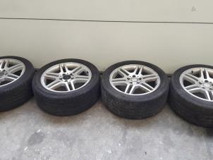 Used Set of sports wheels Mercedes C (W204) 2.2 C-220 CDI 16V BlueEFFICIENCY Price € 150,00 Margin scheme offered by Tijdeman Mercedes Onderdelen