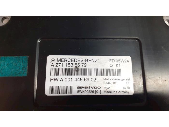 Ordinateur gestion moteur d'un Mercedes-Benz SLK (R171) 1.8 200 K 16V 2006