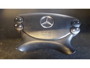 Used Left airbag (steering wheel) Mercedes CLK (W209) 2.6 240 V6 18V Price on request offered by Tijdeman Mercedes Onderdelen
