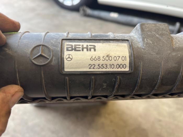 Radiator Mercedes L serie 5/6/7t 507 D - 6685000701 616914 BEHR