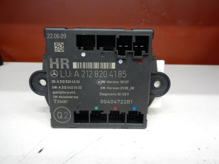 Central door locking module Mercedes E E-350 BlueTec V6 24V ...