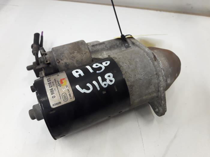 Gebrauchte Anlasser Mercedes A (W168) 1.9 A-190 Preis € 40,00 Margenregelung angeboten von Tijdeman Mercedes Onderdelen