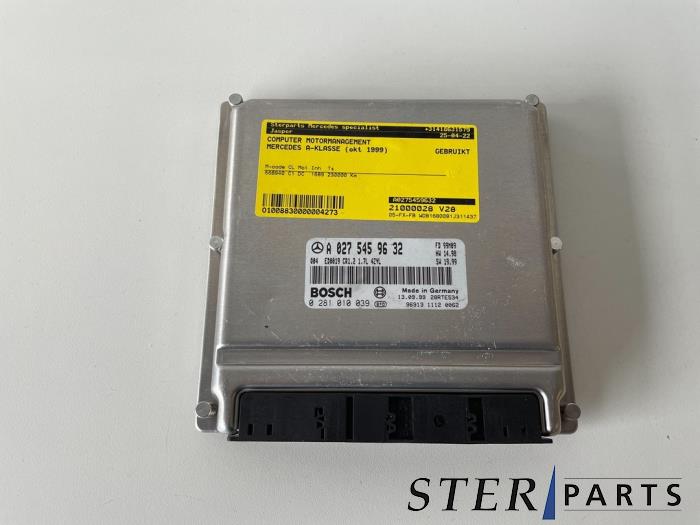 Used Engine management computer Mercedes A (W168) 1.7 A-170 CDI 16V Price € 50,00 Margin scheme offered by Sterparts Mercedes specialist