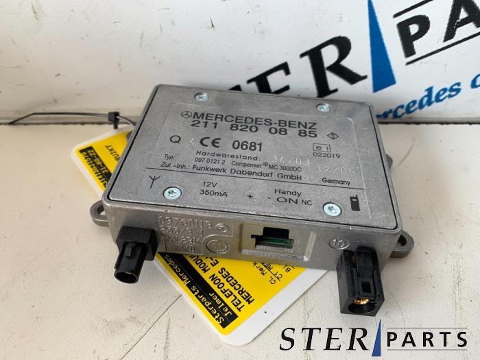 Begagnade Telefonmodul Mercedes E (W211) 2.2 E-200 CDI 16V Pris € 19,50 Marginaltabell erbjuds av Sterparts Mercedes specialist