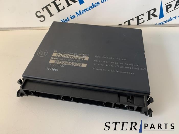 Used Body control computer Mercedes S (W221) 4.7 S-500 CGI, S-500 CGI L 32V 4-Matic Price € 75,00 Margin scheme offered by Sterparts Mercedes specialist