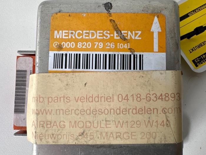 Airbag Module from a Mercedes-Benz SL (R129) 3.0 300 SL 24V 1991